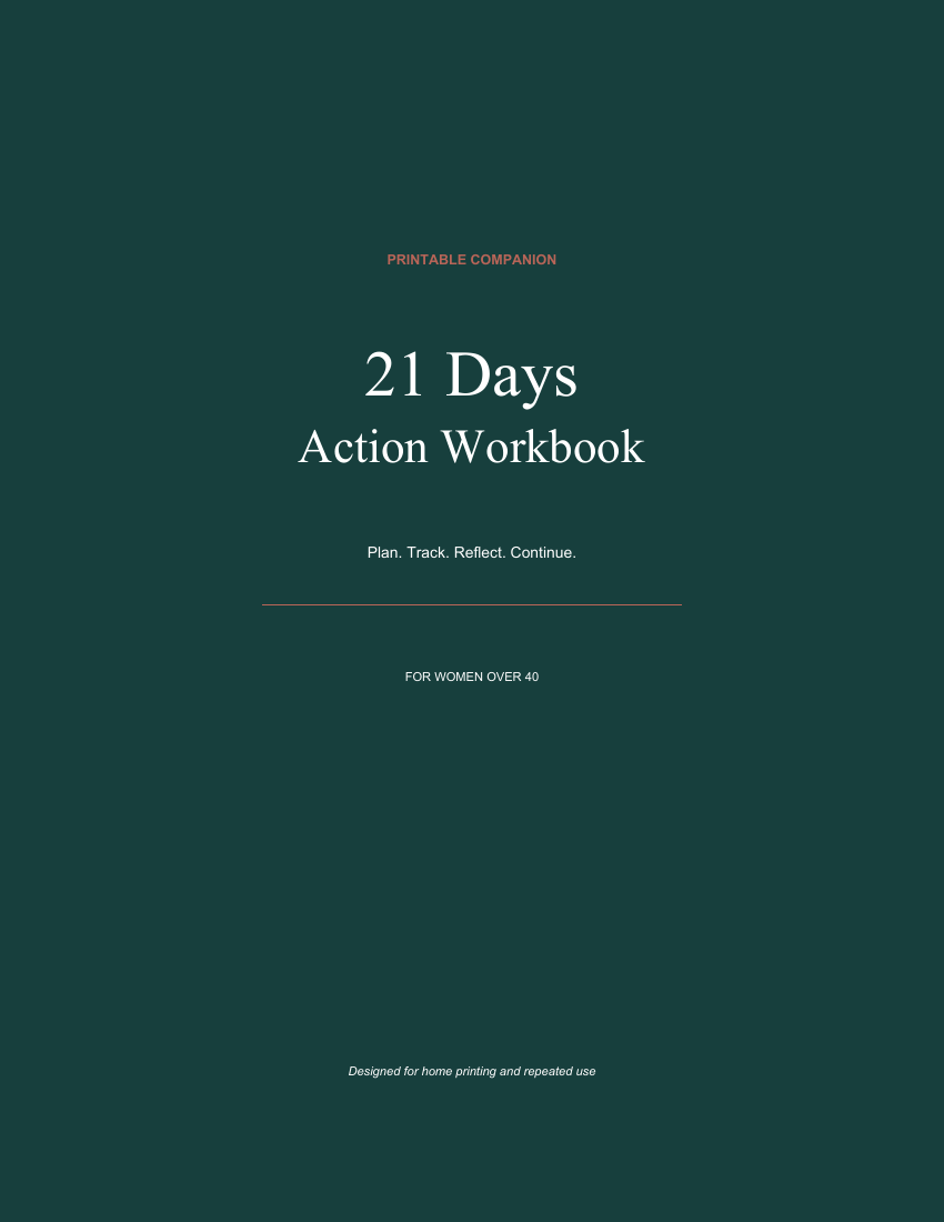 21-day action workbook cover
